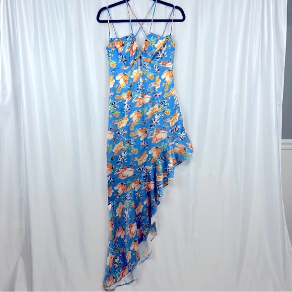 Nookie Simone Frill Maxi Blue Women's Size XS - Picture 4 of 14